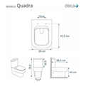 Ver imagem 6 de Tampa De Vaso Sanitário Laqueado Quadra Deca Branco