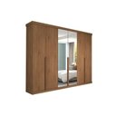 Ver imagem 7 de Guarda Roupa Casal 6 Portas (2 C/ Espelho) e 6 Gavetas Guarapari Cinamomo - Panan
