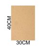 Chapa Mdf Branco 3mm Placa 30x40 Cm A4 para Artesanato Adesivo 10 Unidades - 2