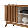Conjunto Sala de Estar com Rack Ripado Malbec Wood e Buffet Eros Off White/freijo Giga Móveis - 6