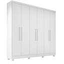 Ver imagem 2 de Guarda Roupa Casal 180cm 6 Portas 2 Gavetas com Pés Rio Espresso Móveis