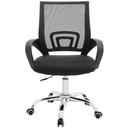 Ver imagem 2 de Cadeira Diretor Escritório Giratória Cor Preto Barata Mesh