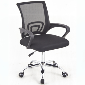 Cadeira Diretor Escritório Giratória Cor Preto Barata Mesh