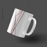 Linhas abstratas - Caneca de qualidade premium É DeCoração Caneca Premium - 325mL - 4