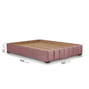 Ver imagem 2 de Cama Casal Estofada sem Cabeceira Uvaia CabeCasa MadeiraOriginals