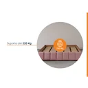 Ver imagem 4 de Cama Casal Estofada sem Cabeceira Uvaia CabeCasa MadeiraOriginals