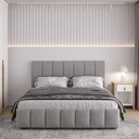 Ver imagem 1 de Cama Casal Estofada sem Cabeceira Uvaia CabeCasa MadeiraOriginals