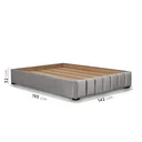Ver imagem 2 de Cama Casal Estofada sem Cabeceira Uvaia CabeCasa MadeiraOriginals