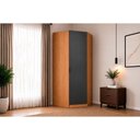 Ver imagem 1 de Guarda Roupa Modulado Closet Canto Liga Kappesberg Grafite