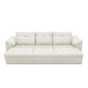 Ver imagem 6 de Sofá Retrátil Manual Sala de Estar Nolan Bipartido 297cm Conforto Premium em Couro Branco Manchado G