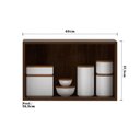 Ver imagem 4 de Armário Basculante Para Cozinha 60cm 1 Porta Safira Nogueira