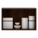Ver imagem 5 de Armário Basculante Para Cozinha 60cm 1 Porta Safira Nogueira