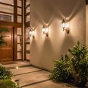 Ver imagem 2 de Kit 12 Arandelas de Parede Marrom 38cm Luminária Decorativa Clássico Dital Fachadas Varandas