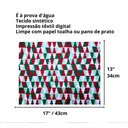 Ver imagem 2 de Kit 4 Jogos Americanos Ladrilho Árvore de Natal Impermeável 43cmx34cm