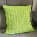 Ver imagem 2 de Capa de Almofada Tricot 45x45 Capa Almofada Decorativa Natal Verde