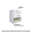 Ver imagem 2 de Mesa de Cabeceira Plus com 2 Gavetas - Branco