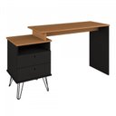 Ver imagem 5 de Kit 2 Peças Escrivaninha com Estante Escada Estilo Industrial