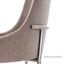 Ver imagem 3 de Sala de Jantar Mesa Selene Tampo 135cm Laminado com 4 Cadeiras Vicenza Moderna Mobilia