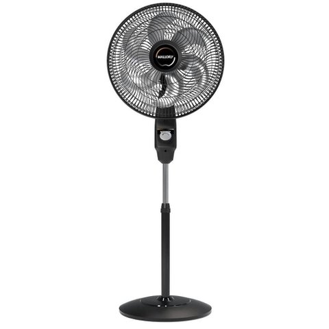 Ventilador de Coluna Mallory Éolo 40cm Preto e Grafite 110v