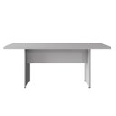 Ver imagem 3 de Mesa de Reunião Escritório 180cm X 80cm Pés Painel F5 Office Cor:cinza