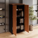 Ver imagem 4 de Armário Alto 160cm para Escritório 2 Portas com Chave Corporate F5