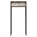 Ver imagem 4 de Porta-geladeira 103 Cm 1 Porta Basculante Preto/rustic/preto Agata Madesa