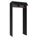 Ver imagem 7 de Porta-geladeira 103 Cm 1 Porta Basculante Preto/rustic/preto Agata Madesa