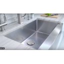 Ver imagem 5 de Cuba Inox 83,5 x 52,7 Farm House Simples SA105- Inox Escovado