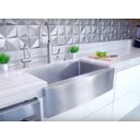 Ver imagem 4 de Cuba Inox 83,5 x 52,7 Farm House Simples SA105- Inox Escovado