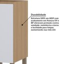 Ver imagem 4 de Balcão de Cozinha 40cm 1 Porta sem Tampo Slim Luciane Móveis