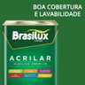 Tinta acrílica Verde Caribe Brasilux 18l - 4