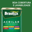 Ver imagem 4 de Tinta acrílica Verde Caribe Brasilux 18l