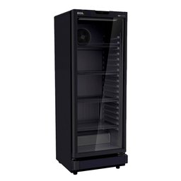 Refrigerador Expositor Vertical Eos 231 Litros Eco Gelo Digital All Black Eev210p 220v - 1