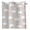 Cortina Infantil Boho Nuvens Tecido Premium 2,60x1,50m - 3