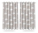 Ver imagem 1 de Cortina Infantil Boho Nuvens Tecido Premium 2,60x1,50m