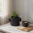 Ver imagem 2 de Oreilles Magnato - Cachepot em Cerâmica Preto