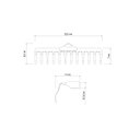 Ver imagem 4 de Rastelo Ancinho Curvo Metálico Leve Tramontina 12 Dentes sem Cabo