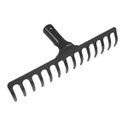 Ver imagem 1 de Rastelo Ancinho Curvo Metálico Leve Tramontina 12 Dentes sem Cabo