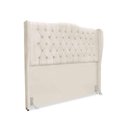 Ver imagem 4 de Kit Cabeceira e Calçadeira Baú Dubai Casal 140 Cm - Veludo Bege Claro