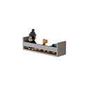 Ver imagem 2 de Prateleira Porta Brinquedo Cinza Claro 70 X 12cm Suporte Invisivel