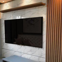Placa Revestimento Adesiva Flexível para Paredes Atenas Branco 60x300cm - 3