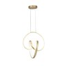 Luminária Pendente 36w Led Integrado 3 em 1 Moderno Dourado Lumier Micenas - 1