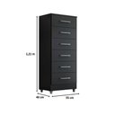 Ver imagem 3 de Comoda Elena 6 Gavetas Onix