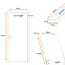 Ver imagem 4 de Kit Porta de Madeira 210x80cm Lisa Laqueada Direita Moldufama