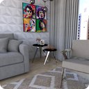 Ver imagem 2 de 2 Mesinhas Lateral De Canto Para Sala e Quarto Redonda C.P