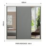 Guarda-roupa Casal Madesa Reno 3 Portas de Correr com Espelhos - 4
