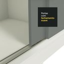 Ver mais imagens de Guarda-roupa Casal Madesa Reno 3 Portas de Correr com Espelhos