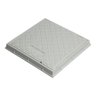 Tampa Pvc Esgoto Caixa de Gordura 30x30cm Branca Simple - 1