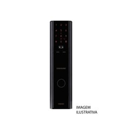 Fechadura Digital Samsung Shp-dh537 Preta sem Maçaneta Semi-nova - 1