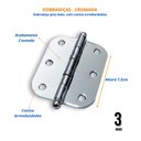 Ver mais imagens de Kit Porta de Madeira 210x80cm Lisa Laqueada Esquerda Moldufama 